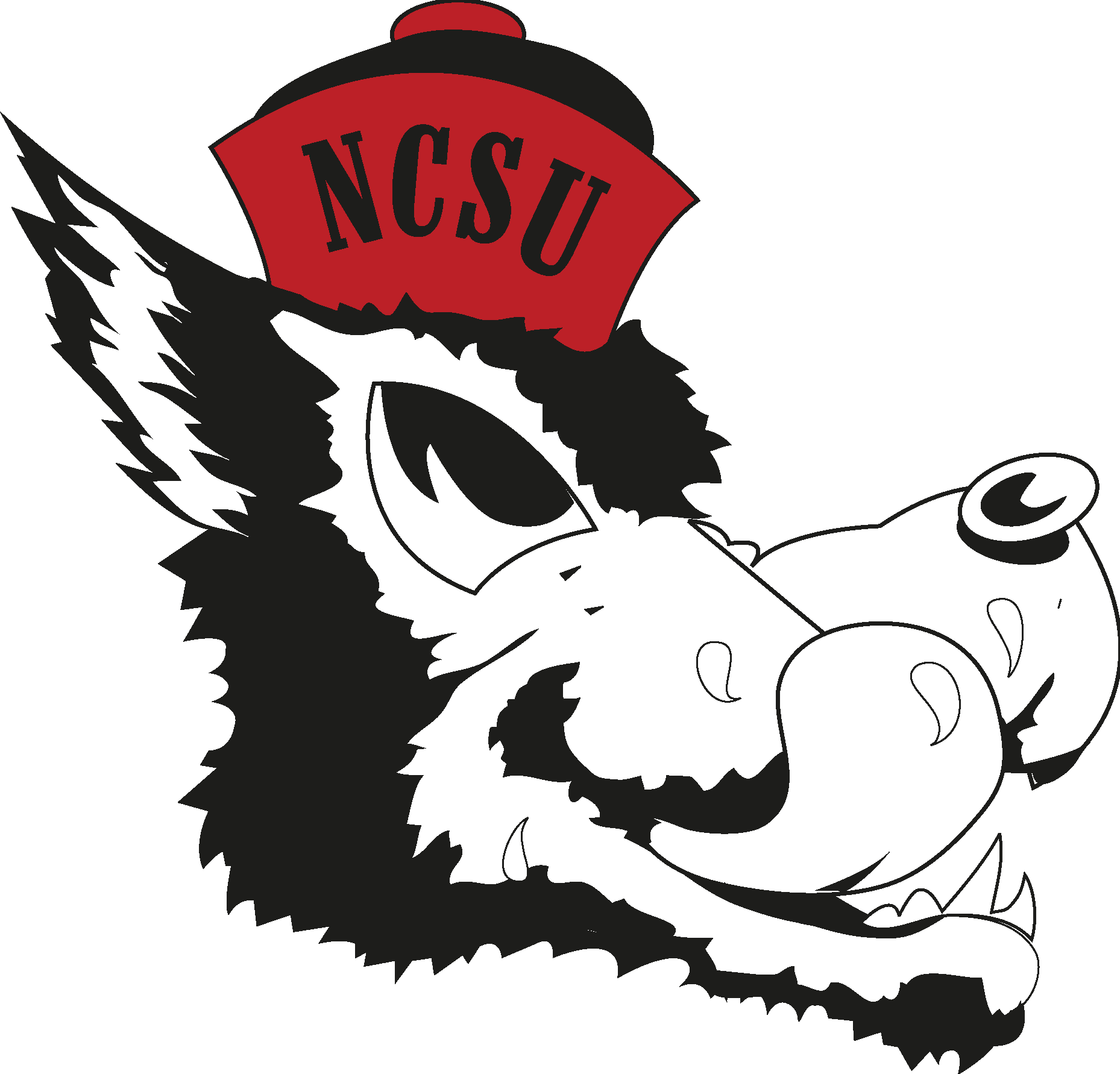 N.C. State University Wolfpack Old Logo Vector Logo